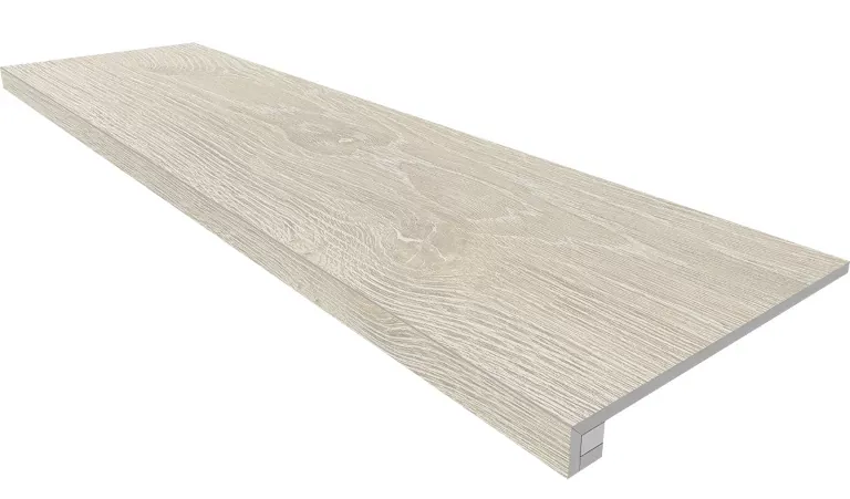 Estima Комплект KW00 Kraft Wood Nordic (Ступень 33x120 структурированный прямоугольный бортик без насечек + Подступенок 14,5x120) - фото 1