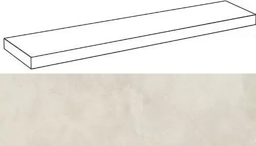 Ступень угловая левая Италон Millennium Pure 33x160 - фото 1