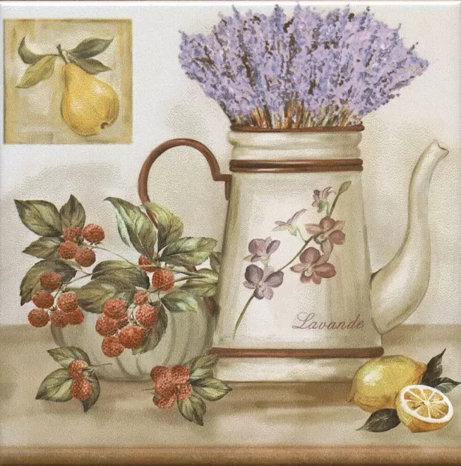 Декор Kerama Marazzi HGD\A242\17000 Пикарди Кухня 15x15 - фото 1