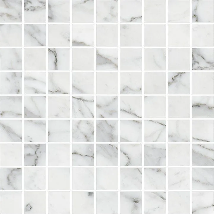 Мозаика Kerranova Marble Trend Carrara 30x30 K-1000/MR/m01/300x300x10 - фото 1