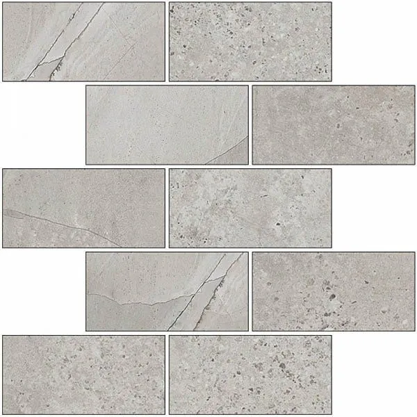 Мозаика Kerranova Marble Trend Limestone 30.7x30.7 K-1005/SR/m13/307x307x10 - фото 1
