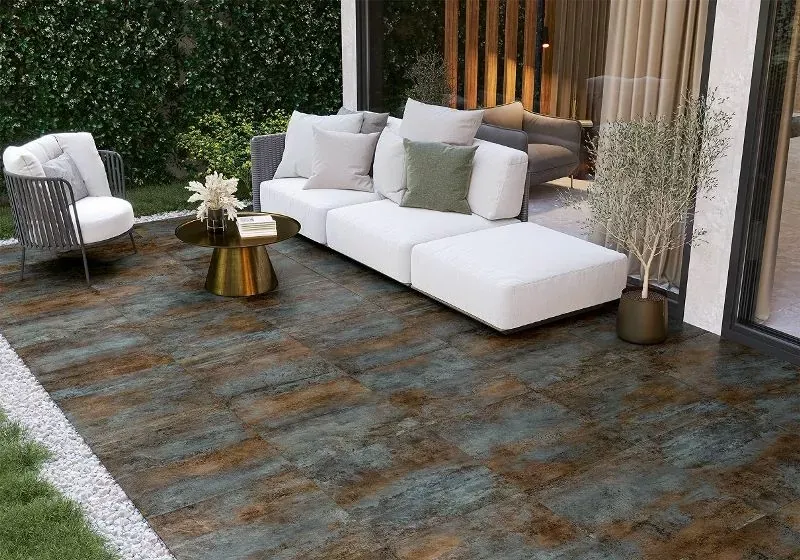 Керамогранит Alma Ceramica Оксид GFA57OXD00L серый 57x57 - фото 3