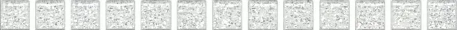 Бордюр Kerama Marazzi POF001 Карандаш Бисер белый серебро 1,4x20 - фото 1