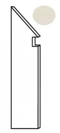 Ступень левая Atlas Concorde Italy Etic Rovere Bianco Battiscopa Sag.Sx ANCN 7.2x30 - фото 1
