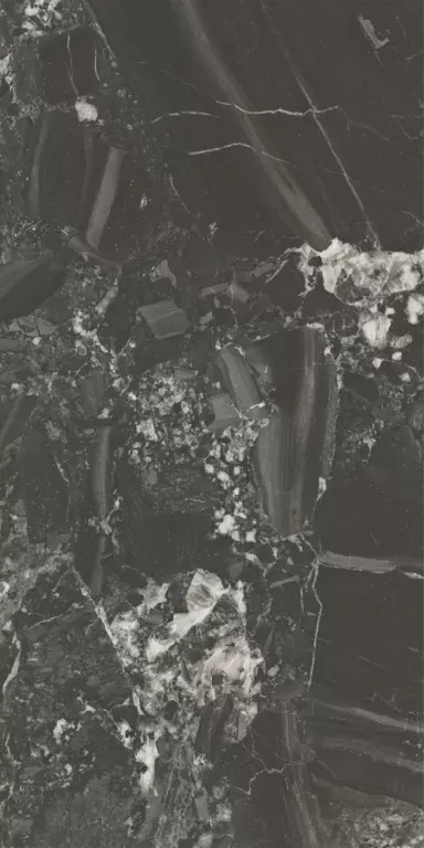 Керамогранит Kerama Marazzi Venezia Риальто чёрный лаппатированный обрезной 80х160 - фото 1