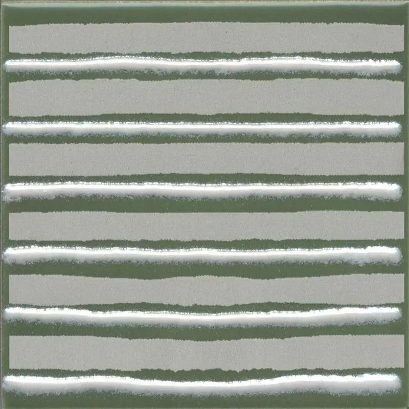 Декор Kerama Marazzi KMD3STA027GN Бахия 4 зеленый глянцевый 9.8x9.8 - фото 1