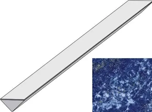 Бордюр Atlas Concorde Italy Marvel Ultramarine Corner LD5M 1.4x50 - фото 1