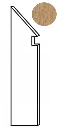 Ступень левая Atlas Concorde Italy Etic Rovere Battiscopa Sag.Sx ANCO 7.2x30 - фото 1