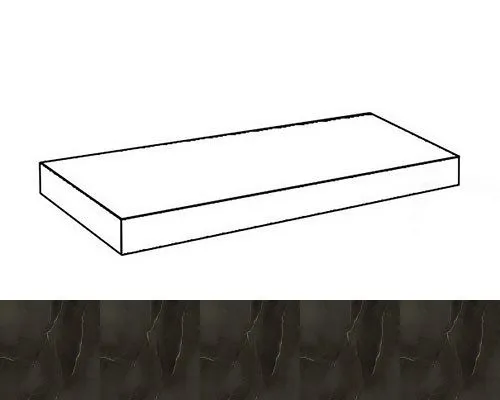 Ступень угловая левая Coliseumgres Impero Tito 33x45 - фото 1