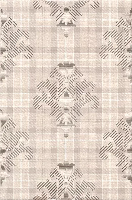 Декор Kerama Marazzi AD\B179\8236 Традиция Клетка 20x30 - фото 1