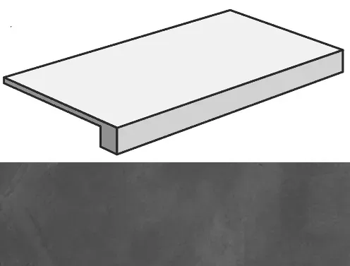 Ступень фронтальная Италон Континуум Петрол 33x60 - фото 1