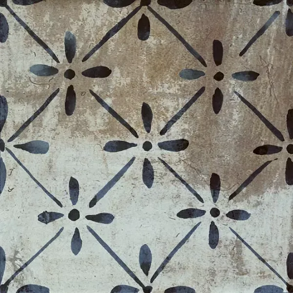 Вставка Kerama Marazzi VT\A236\1146 Декор Довиль 4 глянцевая 9,8x9,8 - фото 1