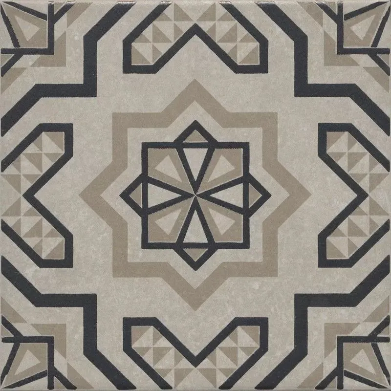 Декор Kerama Marazzi KMD3STA047GN Касабланка серый светлый матовый 20x20 - фото 1