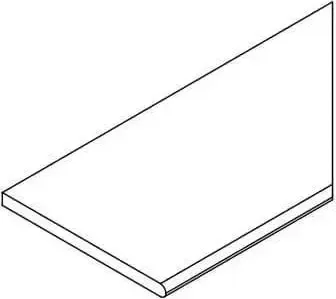 Бортик Италон Фоссил Пьюр закругленный правый 620090001432 бежевый 30x120 - фото 1