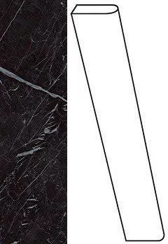 Плинтус Atlas Concorde Italy Marvel Nero Marquina Battiscopa Matt ATDX 7.2x60 - фото 1