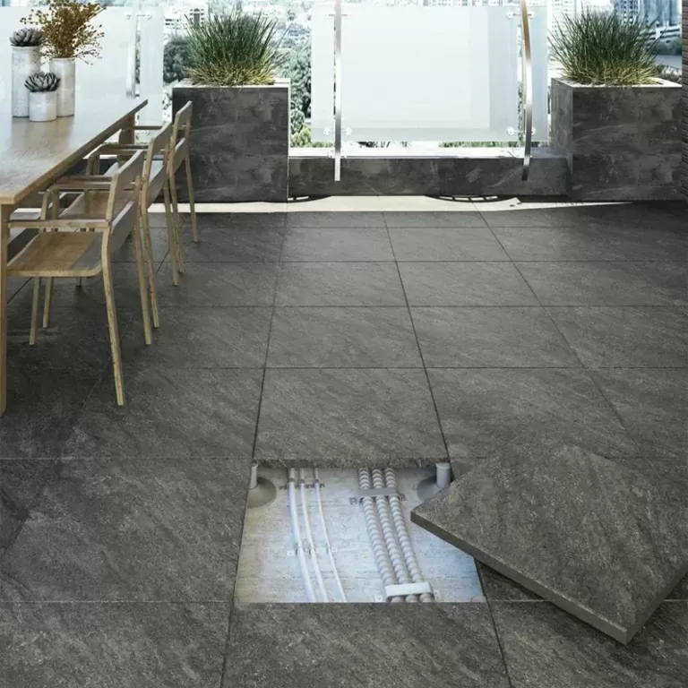 Керамогранит Persepolis Tile Viona Dark Grey 71985 серый 60x120 - фото 3