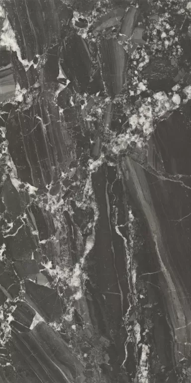 Керамогранит Kerama Marazzi Venezia Риальто чёрный лаппатированный обрезной 80х160 - фото 3