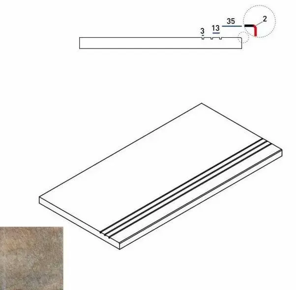Бортик Италон District X2 Emerald 30x60 - фото 1