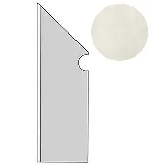 Ступень левая Atlas Concorde Italy Dwell Off-White Battiscopa Sag. Sx A1LE 7.2x30 - фото 1