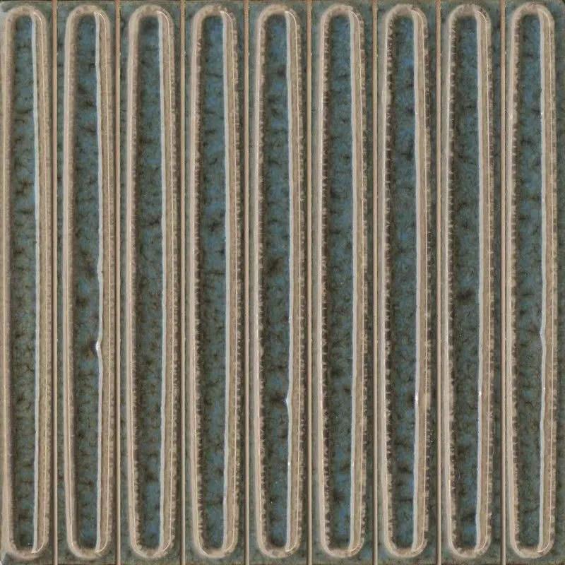 Декор Kerama Marazzi KMD2SOB002BN чипсет Далия бирюзовый темный глянцевый 20x20 - фото 1