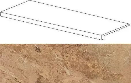 Ступень фронтальная Atlas Concorde Privilege Miele 33x120 - фото 1