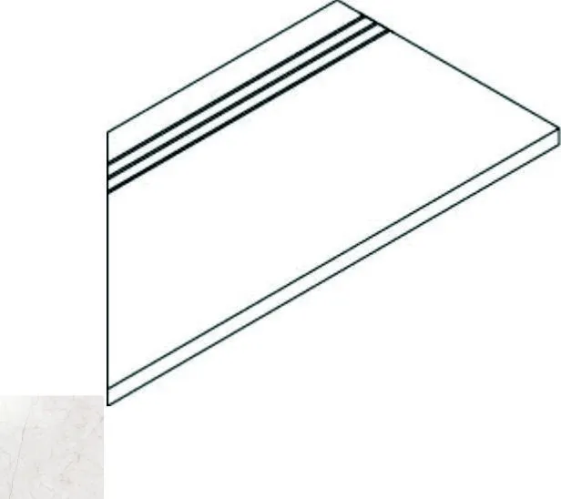 Бортик правый Италон Contempora Х2 Pure 30x60 - фото 1