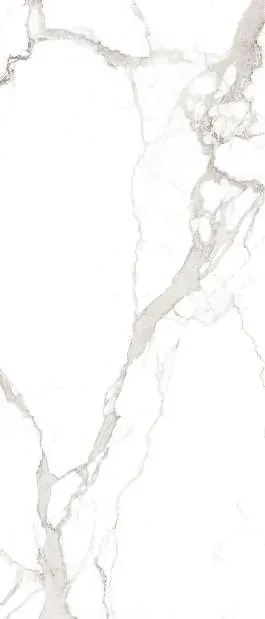 Керамогранит Maimoon Ceramica Slabs Statuario Natural Polish белый 120x280 - фото 1