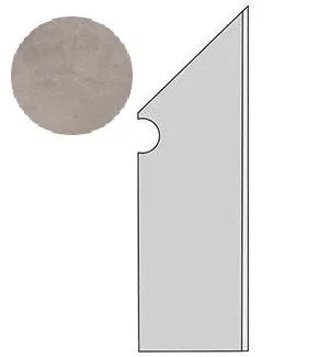 Ступень правая Atlas Concorde Italy Dwell Gray Battiscopa Sag. Dx A1LM 7.2x30 - фото 1