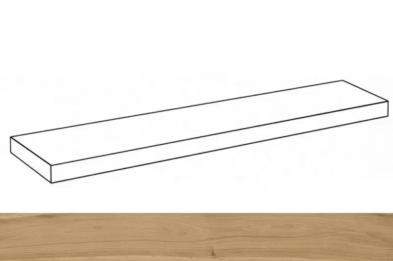 Ступень угловая левая Италон Loft Honey 33x160 - фото 1