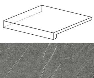 Ступень угловая правая Atlas Concorde Italy Marvel Cardoso Elegant Scalino Ang. Dx ATGW 33x33 - фото 1