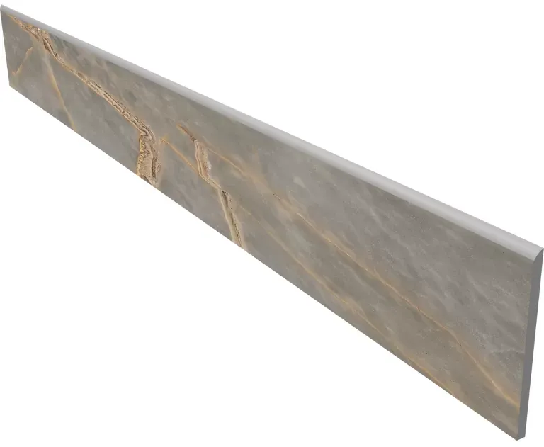 Плинтус Estima IN01 Ametis Intense Grey 7x60 серый неполированный - фото 1