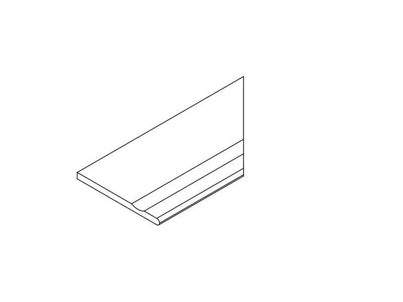 Бортик для бассейна правый Atlas Concorde Супернова Стоун Грей 20x60 - фото 1