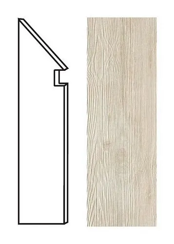 Ступень левая Atlas Concorde Italy Axi White Pine Battiscopa Sag. Sx ANMG 7.2x30 - фото 1