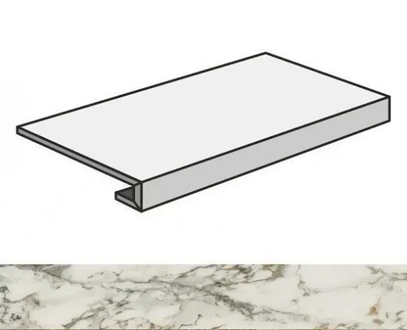 Ступень фронтальная Atlas Concorde Allure Capraia 33x160 матовая - фото 1