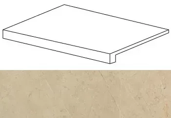Ступень Atlas Concorde Italy Marvel Beige Scalino ASMQ 33x60 - фото 1