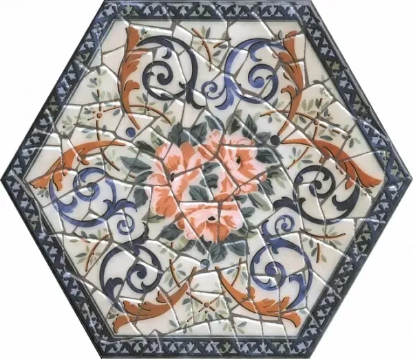 Декор Kerama Marazzi HGD\A383\SG2700L Парк Гуэля лаппатированный 29x33,4 - фото 1