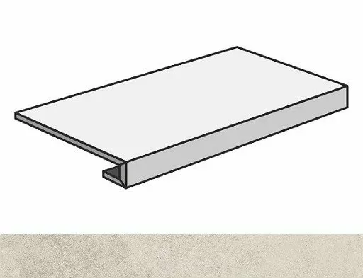 Ступень фронтальная Atlas Concorde Drift White 33x80 - фото 1