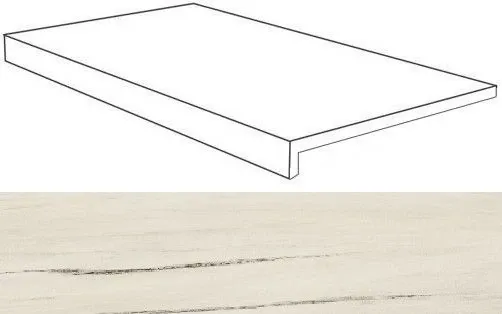 Ступень Atlas Concorde Italy Marvel Bianco Fantastico Scalino Lapp AO7D 33x60 - фото 1