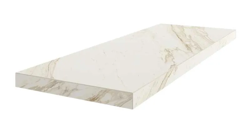 Ступень угловая правая Coliseumgres Trevi White 33x90 - фото 1