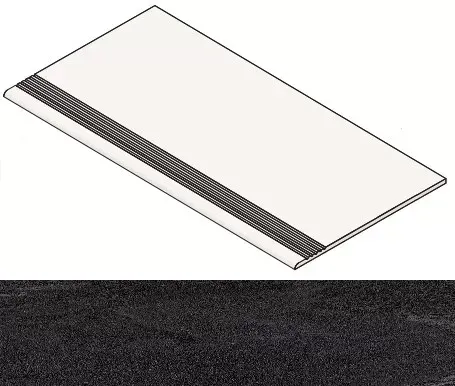 Ступень Atlas Concorde Italy Klif Dark Gradino AN4S 37.5x75 - фото 1