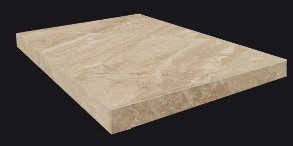 Ступень угловая правая Coliseumgres Portofino Beige 33x45 лаппатированная - фото 1