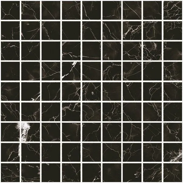 Мозаика Grasaro Classic Marble Black 30x30 G-272/G/m01/300x300x9 - фото 1