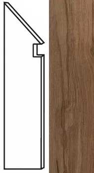 Ступень левая Atlas Concorde Italy Etic Noce Hickory Battiscopa Sag.Sx AV8E 7.2x30 - фото 1