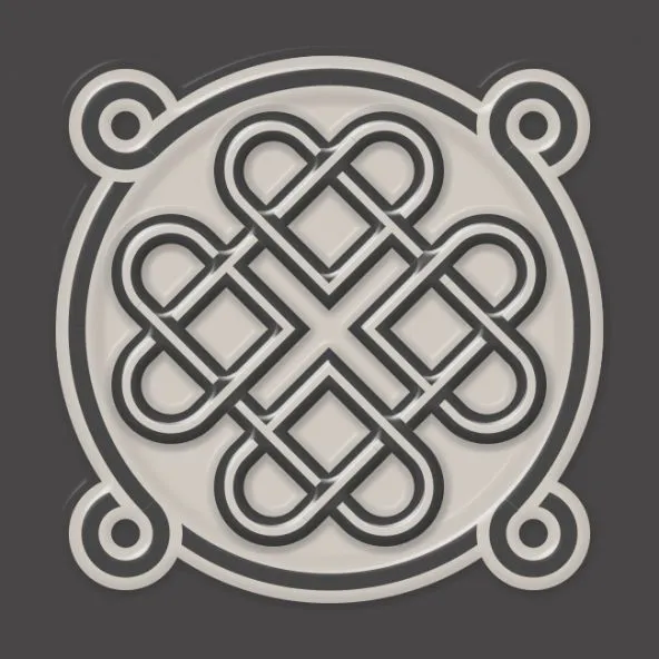 Декоративная вставка Estima Celt Grey 5.8x5.8 - фото 1