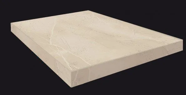 Ступень угловая правая Coliseumgres Capri Bianco 33x45 - фото 1