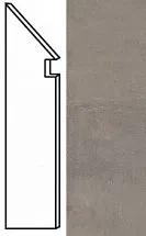 Ступень левая Atlas Concorde Italy Boost Grey Battiscopa Sag.Sx AMI7 7.2x30 - фото 1