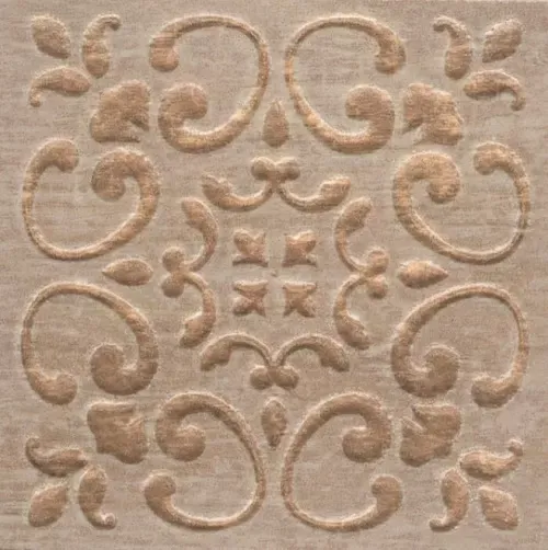 Вставка Kerama Marazzi STG\A481\SG1550 Браш Вуд беж 9,9x9,9 - фото 1