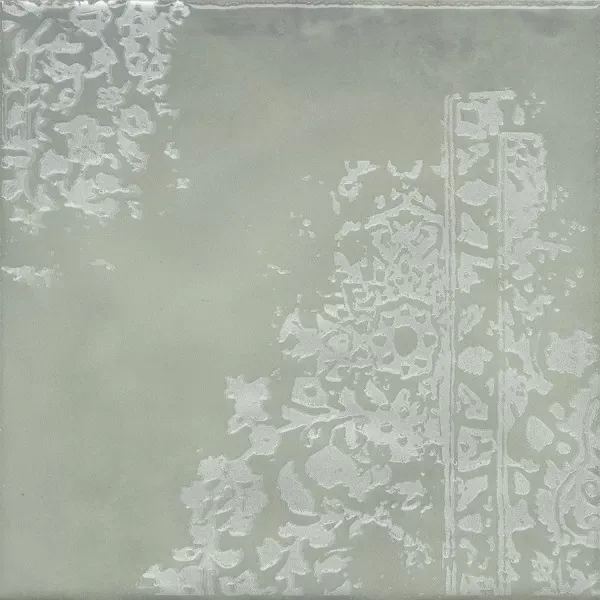 Декор Kerama Marazzi Venezia Адриатика 3 зелёный глянцевый 20х20 - фото 1