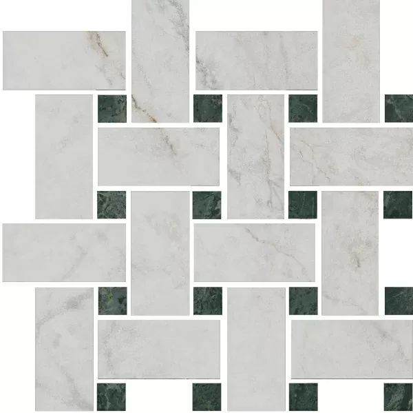 Мозаика Kerama Marazzi T038\SG6540 Серенада мозаичный белый лаппатированный 32х32 - фото 4