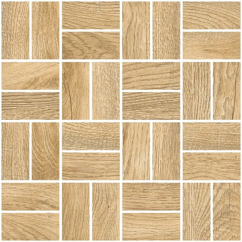 Мозаика Grasaro Italian Wood Honey 24.5x24.5 G-251/SR/m12/245x245x10 - фото 1